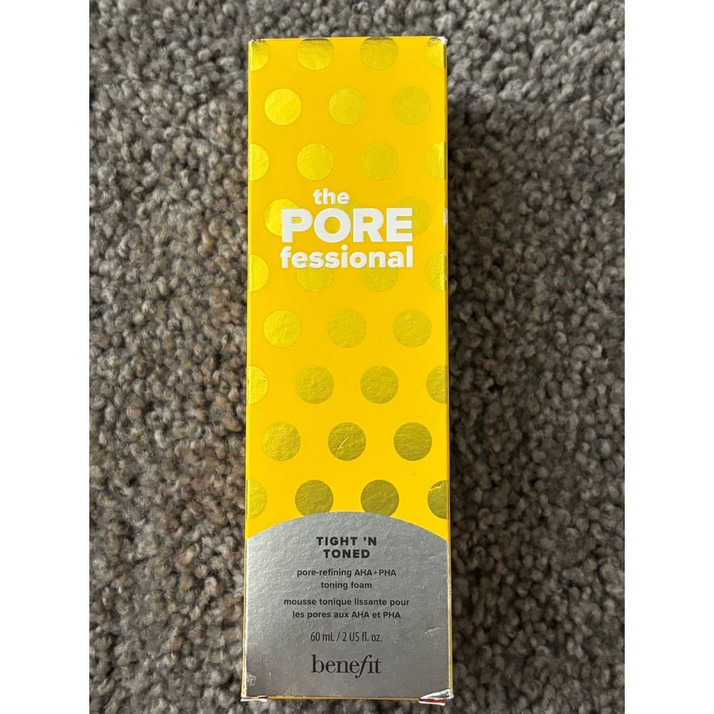 Benefit Cosmetics The POREfessional Tight N Toned AHA PHA Toning Foam 2oz Mini